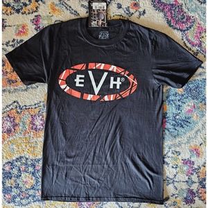 Genuine EVH Eddie Van Halen Wolfgang Men's T-Shirt EVH Logo Black SMALL (S) NWT